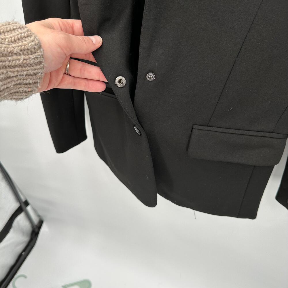 Jamison Black Stretch Collard Double Button Blaze… - image 5